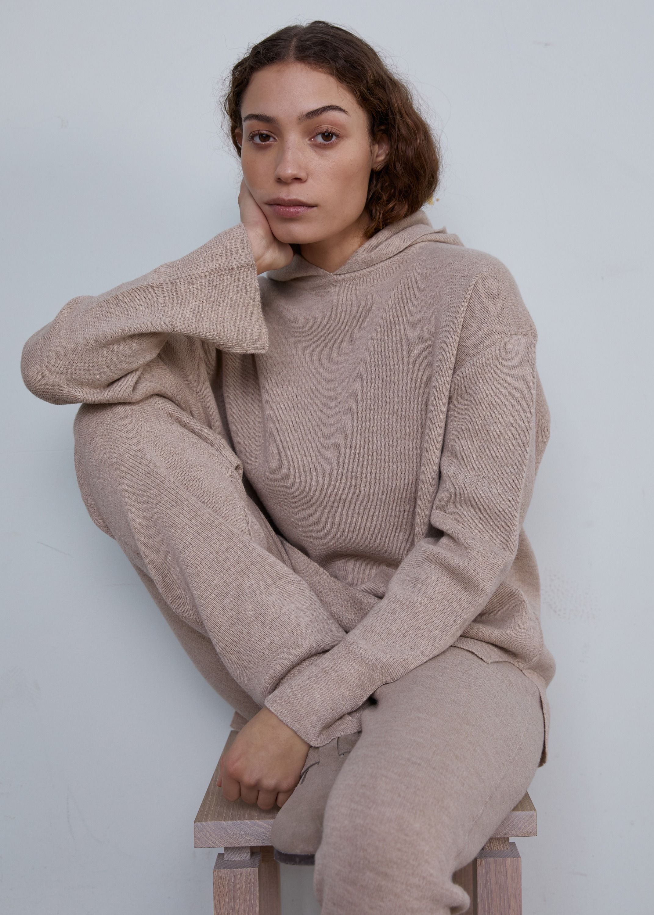 Knitwear - Kaja knitted hoodie