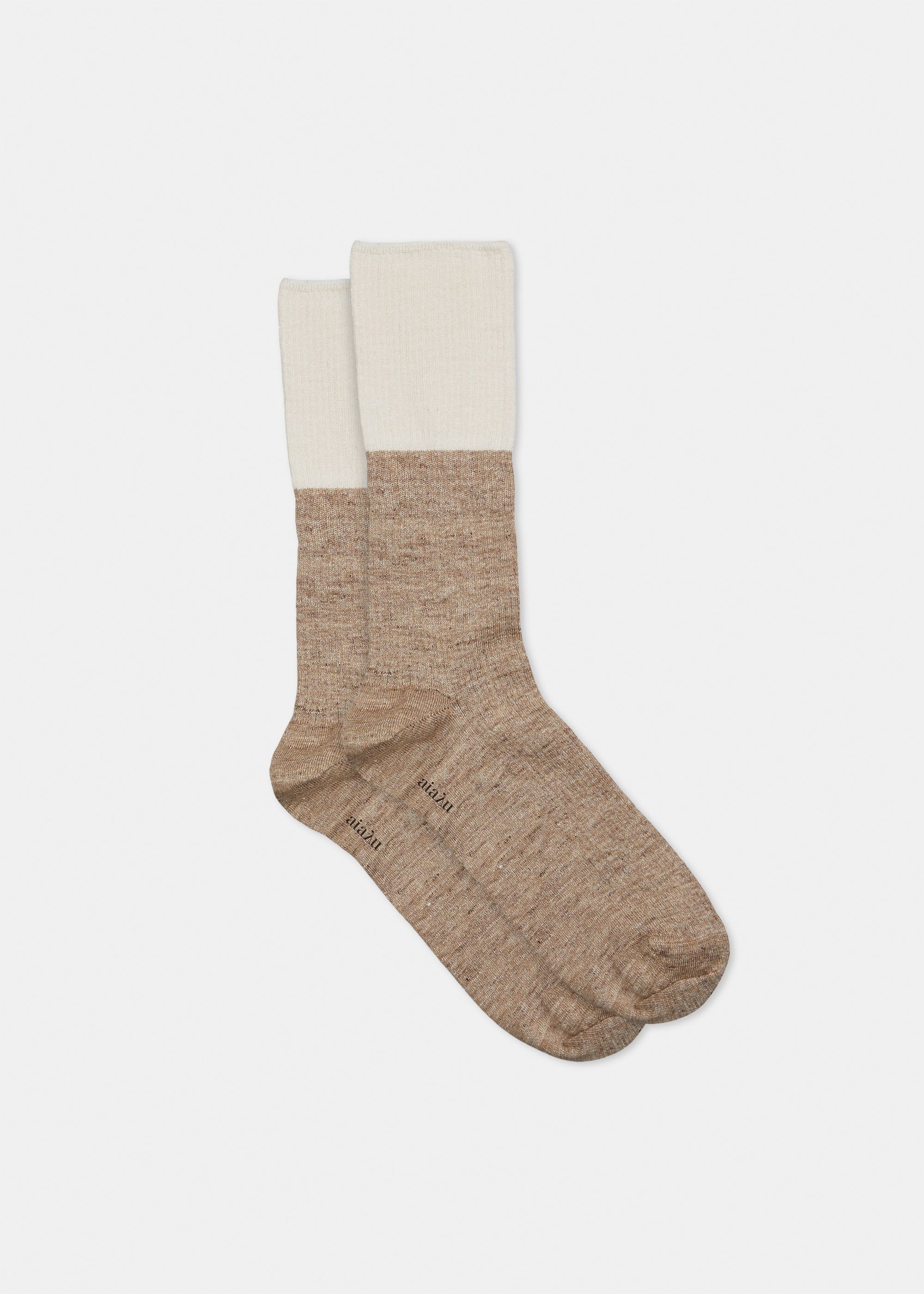 Socken - Linen Rib Socks 