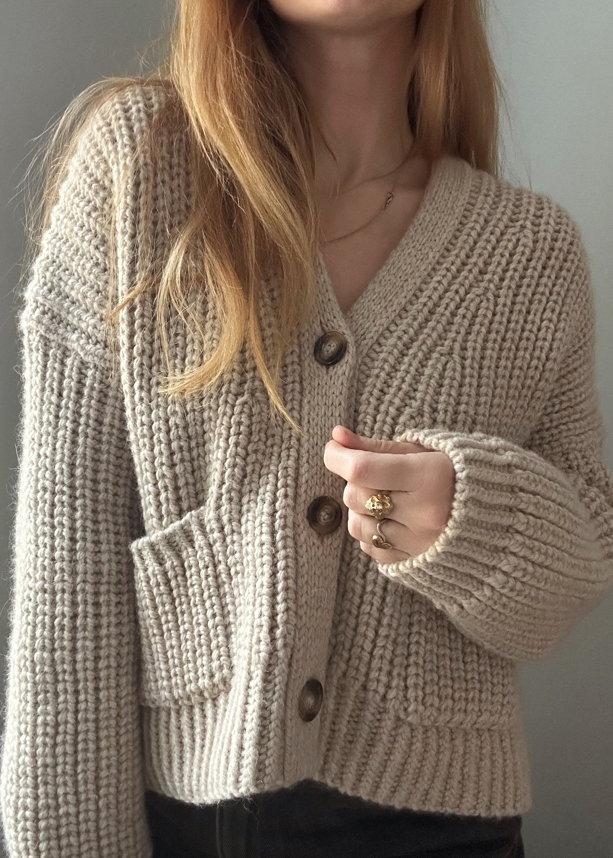 AIAYU YARN - Viveka Cardigan - knitting pattern by My Favourite Things Knitwear